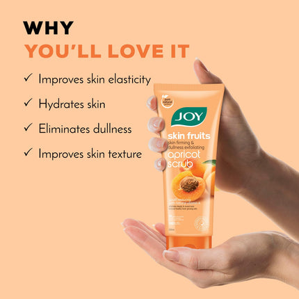 Joy Apricot & Walnut Face & Body Scrub for Blackheads Removal (200gm)