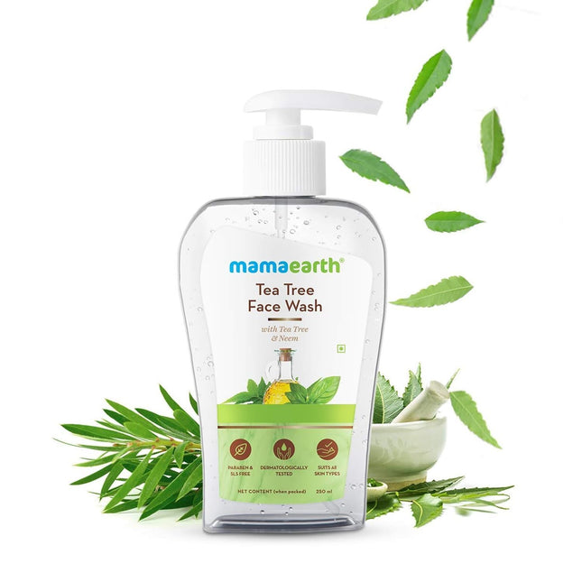 Mamaearth Tea Tree Oil Control Face Wash For Men & Women | 250 ml