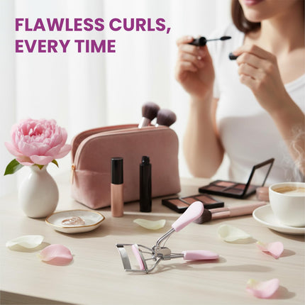 Midazzle Premium Eyelash Curler For Women-Pink