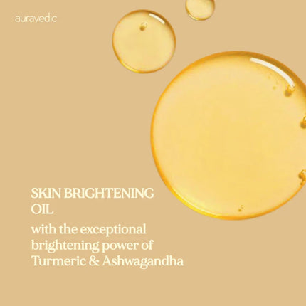 Auravedic Skin Serum Face Oil With Saffron Ashwagandha & Turmeric-100ml