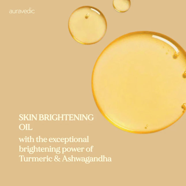 Auravedic Skin Serum Face Oil With Saffron Ashwagandha & Turmeric-100ml