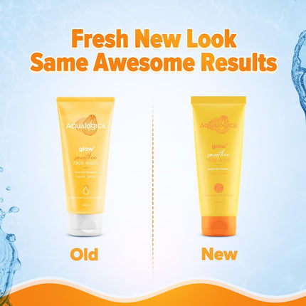 Aqualogica Glow+ Smoothie Face Wash with Vitamin C, Hyaluronic Acid & Papaya-100ml