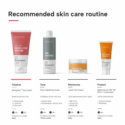 DERMATOUCH Bright & Even Skin Tone Face Wash 150G