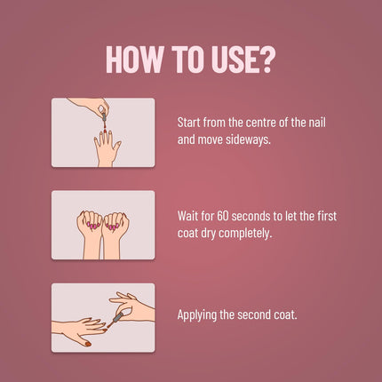 Swiss Beauty Slay Nail Color | Glossy Finish Nude Brown, - 13ml