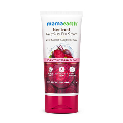 Mamaearth Beetroot Daily Glow Face Cream With Beetroot & Hyaluronic Acid - 80 g