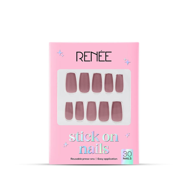 RENEE Stick On Nails Cat Eye Nail Reusable Artificial Nail Nail Set 30