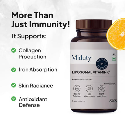 Miduty Liposomal Vitamin C-90 Capsules
