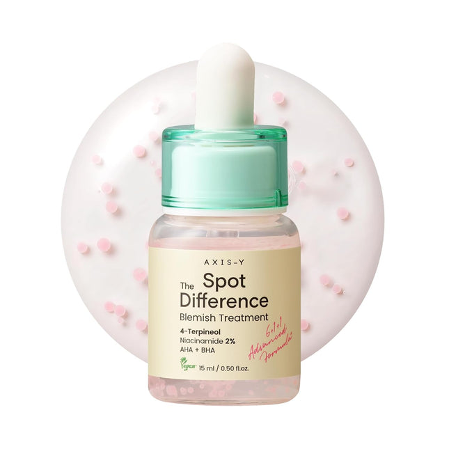 AXIS-Y Spot The Difference Blemish 4-Terpineol 2% Niacinamide AHA BHA Spot Treatment Face Serum -15ml