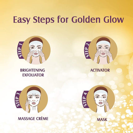 Lotus Herbals Radiant Gold Cellular Glow 1 Facial Kit -37G