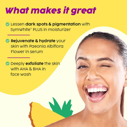 The Plant Fix Plix Pineapple Pigmentation Skincare Kit Pack of 3