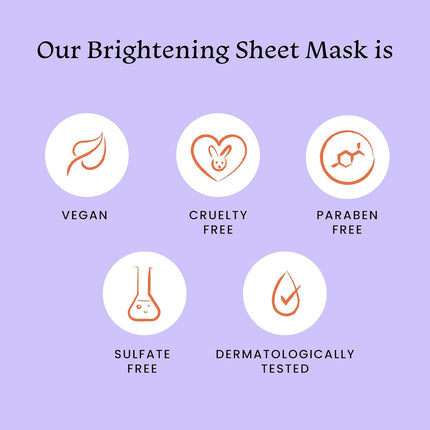 Foxtale Brightening Sheet Mask with Niacinamide and Berries 26g