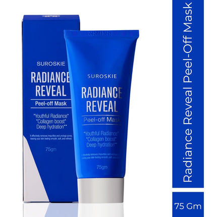 Suroskie Radiance Reveal Peel Off Mask Honey, Milk Protein & Collagen - 75g