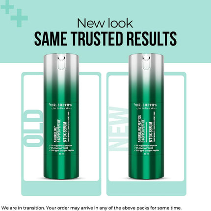 Dr. Sheth's Argireline Peptide & Copper Peptide B'tox Serum - 30 ml