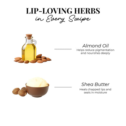 Just Herbs Tinted Lip Balm for Men and Women -4g