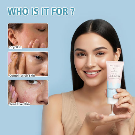 Glamveda Korean Glass Skin Rice Water Facewash-100ml