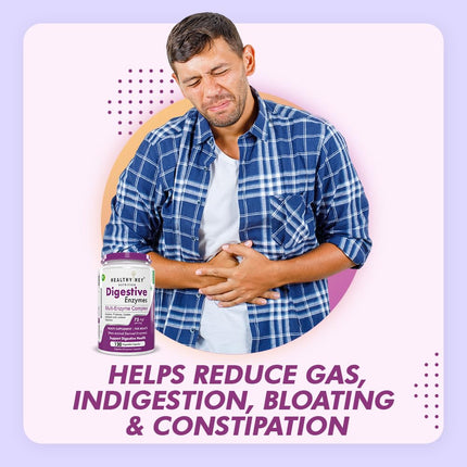 Healthy Hey Nutrition Digestive Enzymes 120 Vegetable Capsules