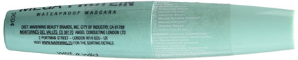 wet n wild Mega Protein Waterproof Mascara-Black, 6 ml
