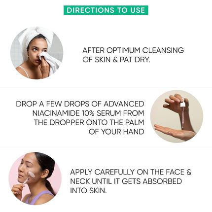 UrbanBotanics 10% Niacinamide with Zinc Face Serum -30ml