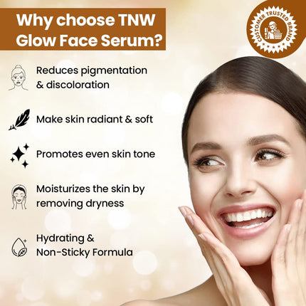 TNW-THE NATURAL WASH Glow with Kumkumadi, Licorice & Coffee Face Serum - 30ml