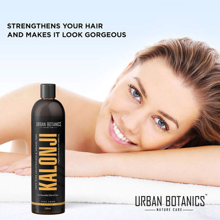 UrbanBotanics Premium Cold Pressed Kalonji Oil-200ml
