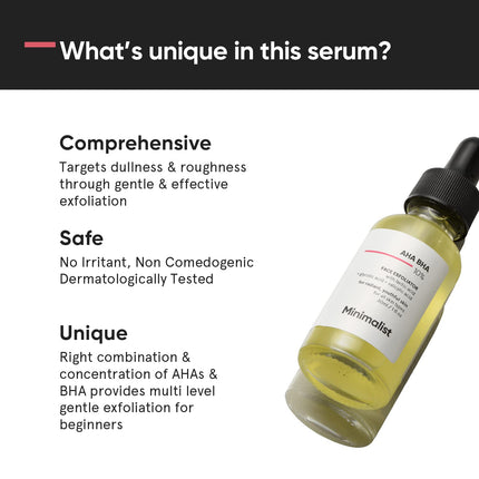 Minimalist 10% AHA BHA Exfoliating Serum-30ml
