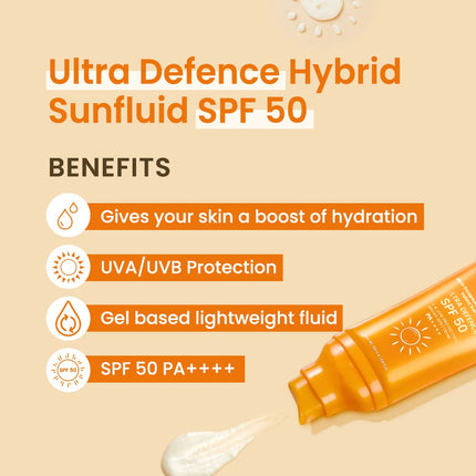 Earth Rhythm Ultra Defence Hybrid Sunscreen SPF 50 – UVA/UVB- 50ml