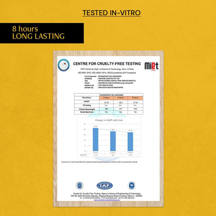 Deconstruct Glow Guard Duo | Lip Balm (4g) + Gel Sunscreen (50 g) | Lip Balm- For Dark all skin types | Pack of 2