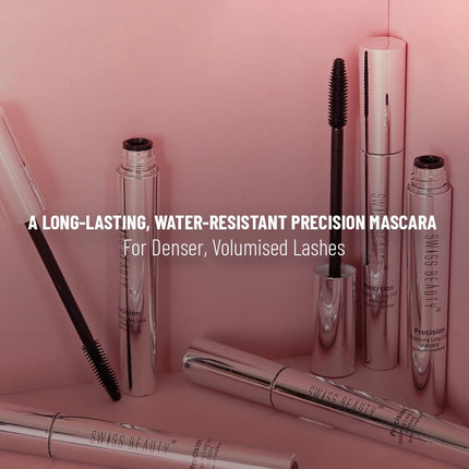 Swiss Beauty Waterproof Volume Mascara -Jet Black, 8.5Ml