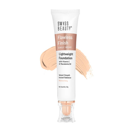 Swiss Beauty Flawless Finish Foundation-Beige, 40gm