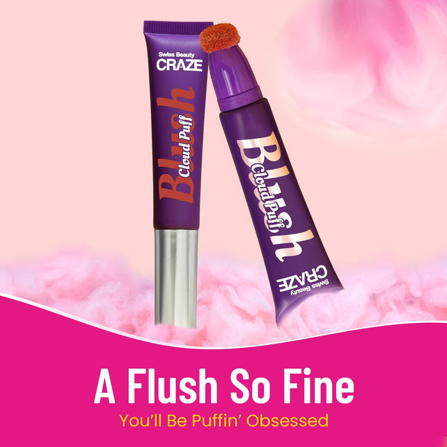 Swiss Beauty CRAZE Cloud Puff Blush -12ml