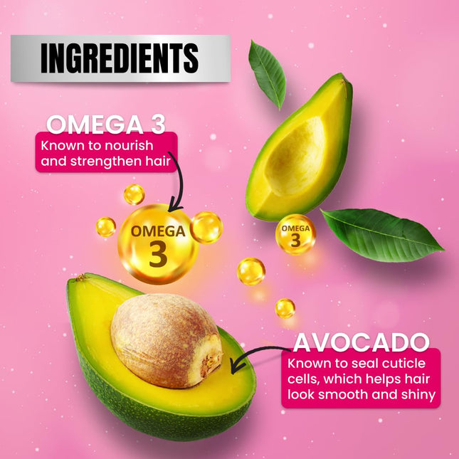 SESA Pro Shine Hair Serum With Omega 3 & Avocado For Women-100 ml