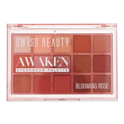 Swiss Beauty Awaken Eyeshadow Palette | Matte + Shimmer Finish-11g