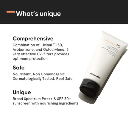 Minimalist SPF 30 Body Sunscreen, UVA & UVB Protection -150g