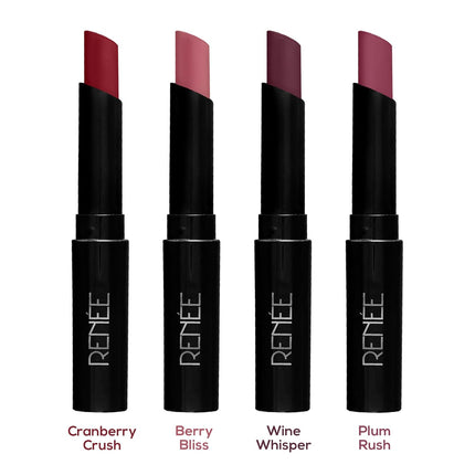 RENEE Very Matte Lipsticks -Pack of 4