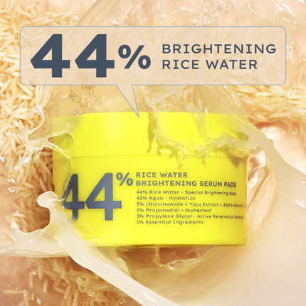 Hyphen 44% Rice Water Brightening Face Serum Pads | 50N