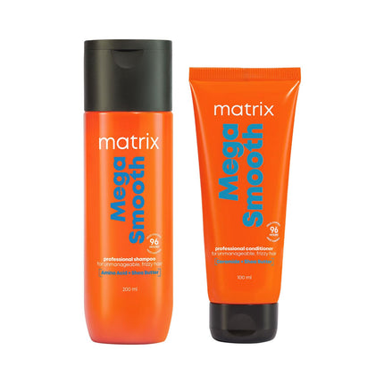 Matrix Mega Smooth Shampoo and Conditioner Combo with Shea Butter