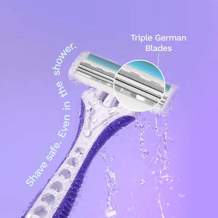 FURR Disposable Body Hair Removal Shaving Razor - 5 Razor