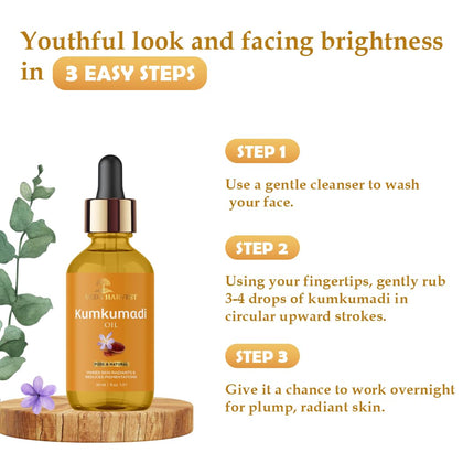 Veda Harvest Kumkumadi oil/Kumkumadi tailam All Skin Types-30ml