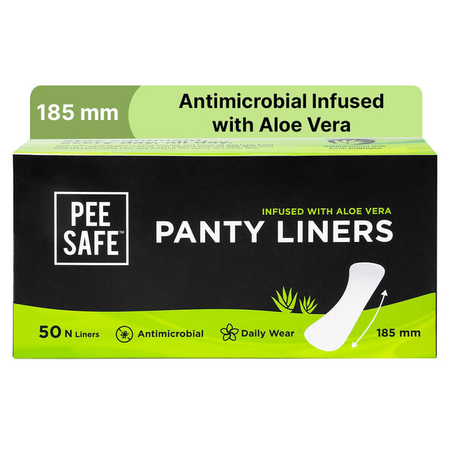 PEESAFE Aloe Vera Panty Liners (Pack of 50 Liners)