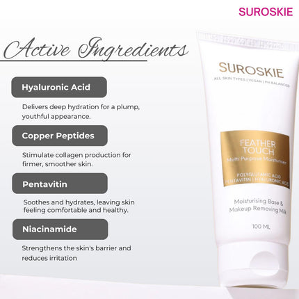 SUROSKIE Feather Touch Multi-Purpose Moisturizer 100ml