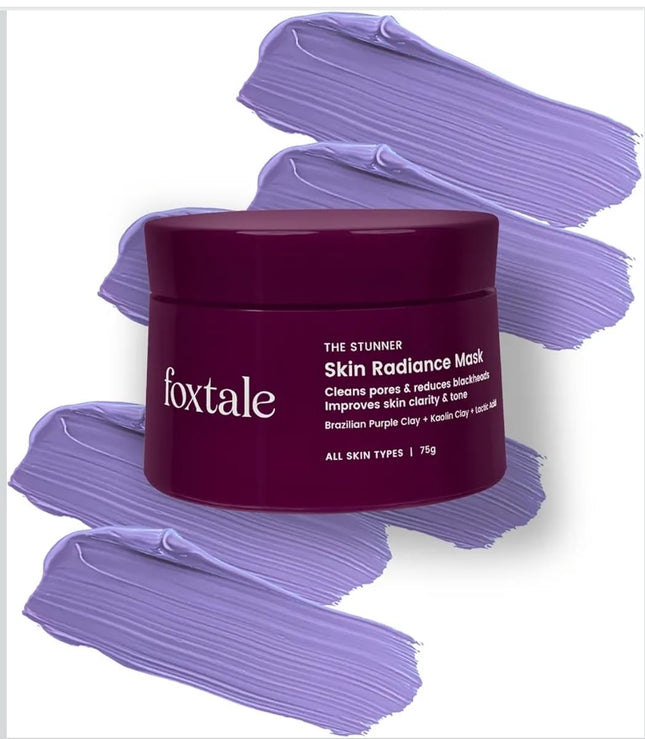 Foxtale Original De-Tan Face Mask Clay Mask with Lactic Acid 75g