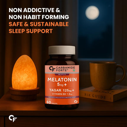 Carbamide Forte Melatonin 5mg Sleep - 60 Veg Tablets