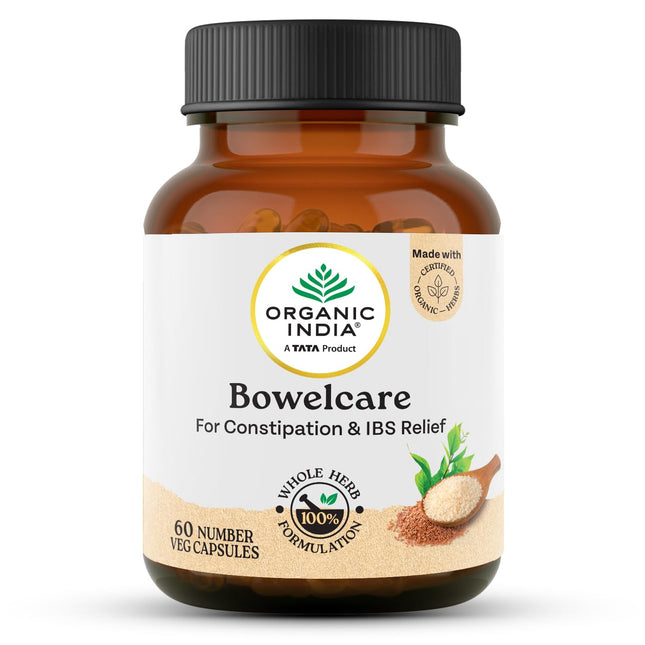 Organic india Bowelcare Digestive Veg 60-Capsules