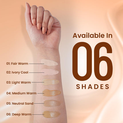 Swiss Beauty Matte Maxx Cover Foundation -30g