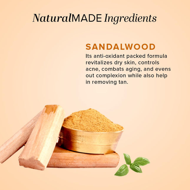 Khadi Natural Sandalwood Soap -125g Pack of 3