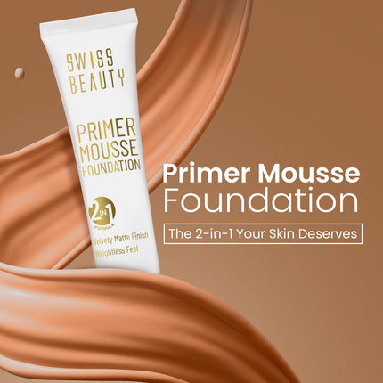 Swiss Beauty Primer Mousse Foundation-30ml