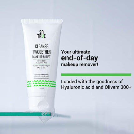 Sotrue Cleanse Twogether Hydrating Face Wash & Makeup Remover Men & Women,100ml