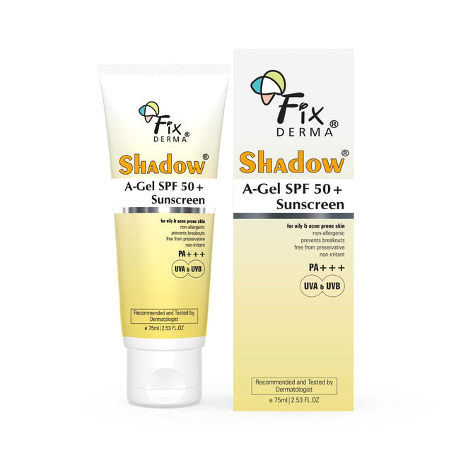 Fixderma Shadow A-Gel SPF 50+ Sunscreen PA+++ | 75gm