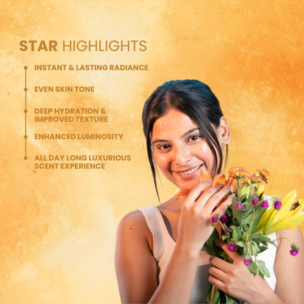 Suroskie Bloom Glaze 2-in-1 Body Scrub Wash-250ml