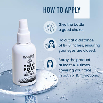 INSIGHT Makeup Fixer for Long Lasting Makeup, Infused with Aloe Vera-75ml